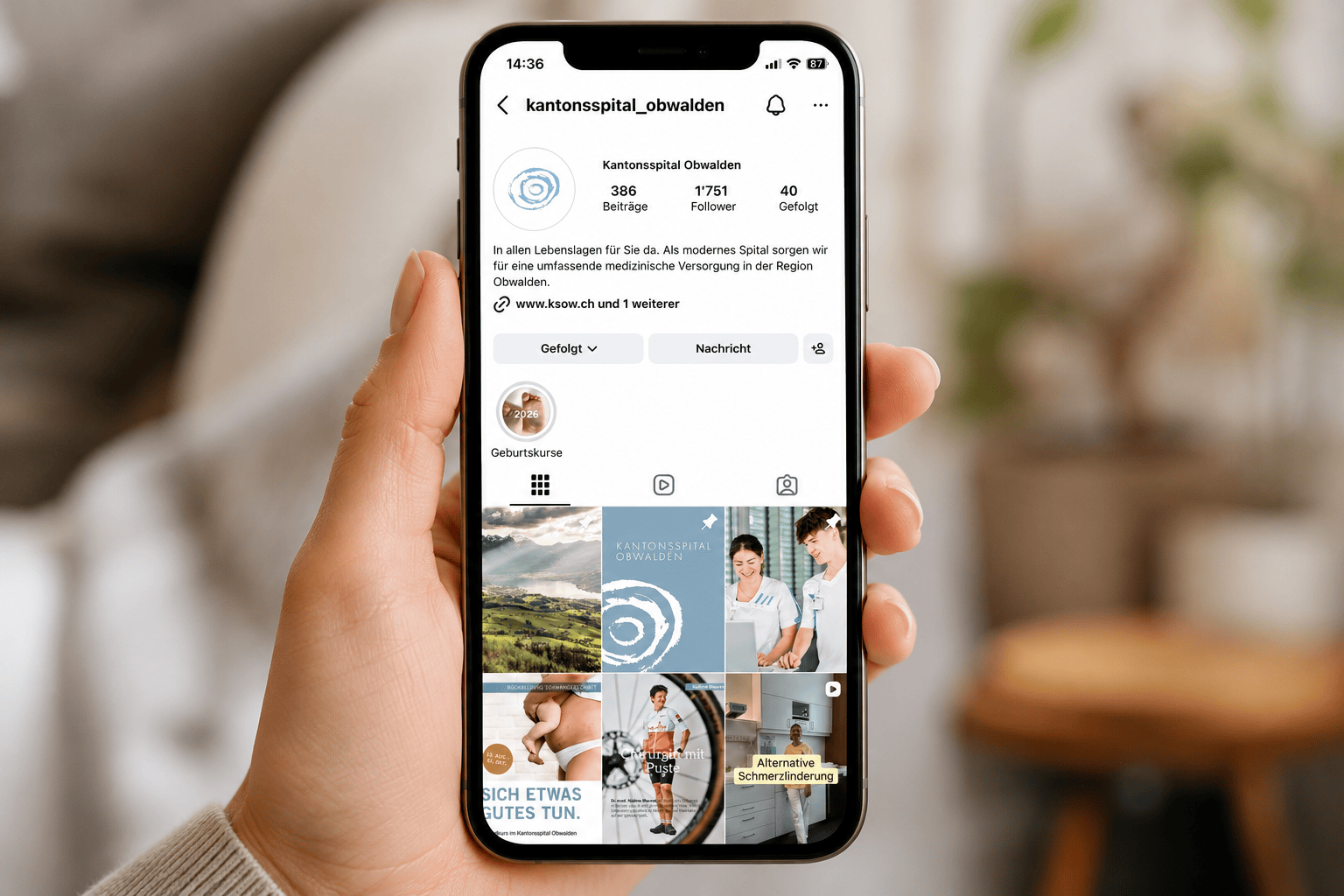 Kantonsspital Obwalden Instafeed